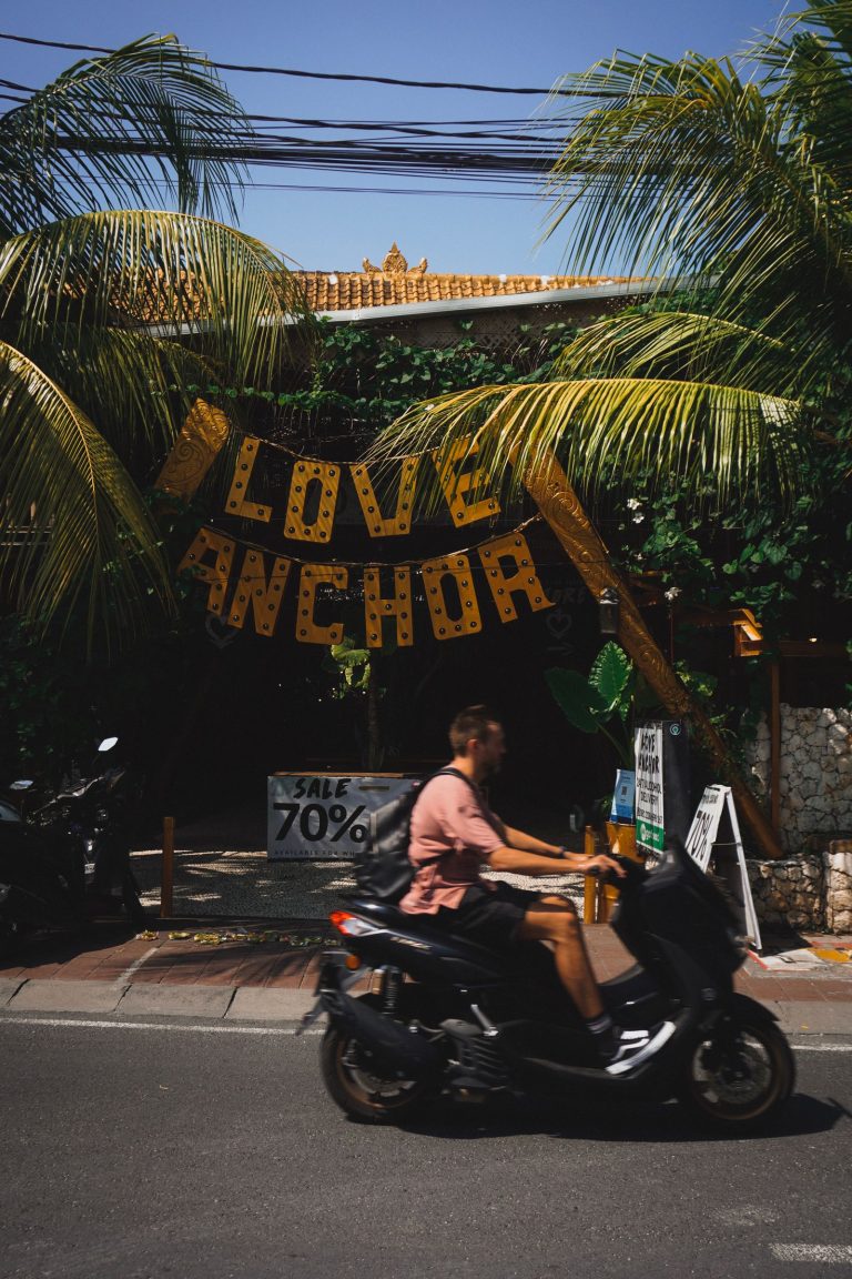 Love Anchor shopping area on Jalan Batu Bolong, Canggu, Bali